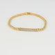 Gold Bracelet with Zirconia Charm - Elegant & Stylish
