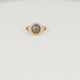 Labradorite Ring – Gold-Colored with Magical Effect