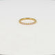 Fine extension ring gold - pink zirconia stones