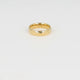 Faceted gold ring - 5 mm wide - Elegant shine