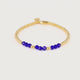 Armband mit facettierten Perlen • Kobaltblau