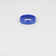 Onbreekbare keramieken ring - kobalt blauw - 6 mm breed