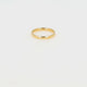 Glatter goldener Stapelring 2,5 mm - Schiebering - Edelstahl