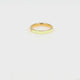 Goldener Ring - halb Epoxid grün - 3mm breit - stilvolles Accessoire
