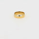 Golden stack ring 6mm - Smooth slip-on ring - Versatile