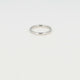 Glatte silberne Stapelring 2,5 mm - Edelstahl - verfärbt sich nicht