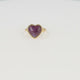 Heart Ring • Amethyst