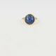 Gouden ring - lapis lazuli edelsteen - 14K gold plated