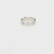 Zilveren gevlochten open ring - Tijdloze stijl en elegantie