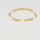 Golden Beaded Bracelet with Genuine Freshwater Pearls