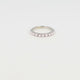 Silver stacking ring - Small pink pearls - Timeless elegance