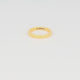 Keramikring 3mm - facettiert geschliffen - pastellgelb