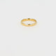 Facettengeschliffener goldener Aufsteckring