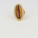 Statement ring met Tiger Eye