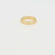 Goldener Stardust-Schiebering - 4 mm breit - Funkelndes Design