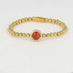 Elegante Armband met Edelsteen & Zirkonia • Berry Quartz