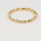 Elastisches Perlenarmband • 6 mm • Gold