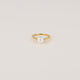 Gouden ring - Grote witte parel - Tijdloze schoonheid