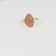 Gouden ring - Berry Quartz edelsteen - Creatieve vorm