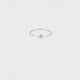 Fine silver stacking ring - two small rings - hypoallergenic