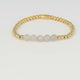 Armband met Edelstenen Kralen • Labradorite • 4 mm