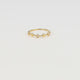 Ansteckring mit Zirkonsteinen – Goldfarben & Champagnerfarben