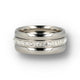 Ring set silver - Zirconia ring - Size 16-19