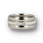 Ring set silver - Zirconia ring - Size 16-19