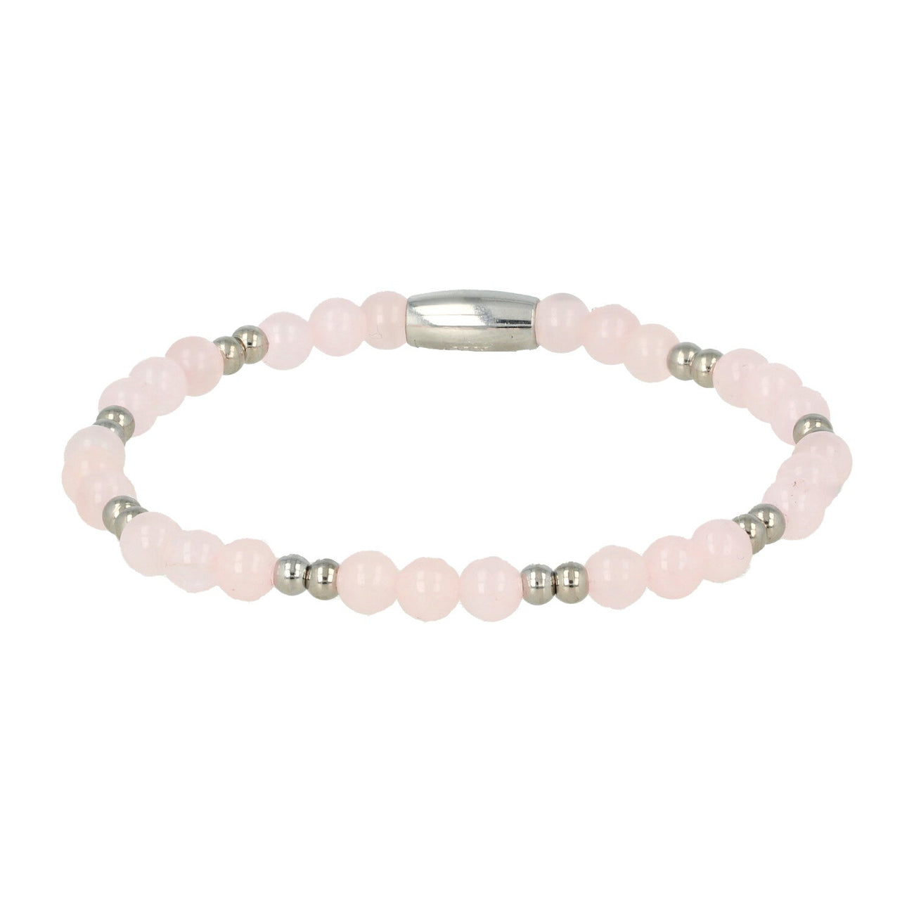 Rose Quartz Armband - Luxe stainless steel Design - My Bendel