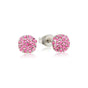 Roze Zirkonia: Zilveren Oorknopjes 6mm - My Bendel