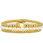 Gold Bracelets Set with Pearls - Timeless Accessory