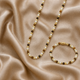 Sieraden set met Tiger eye, Citrine en Parels