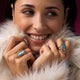 Statement ring met Labradorite - My Bendel - My Bendel