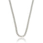 Stoere zilveren ketting met 4 mm grove schakels - My Bendel