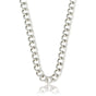 Stoere zilveren ketting met 6 mm grove schakels - My Bendel