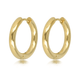 Stralende Gouden Oorring 30mm Elegantie - My Bendel
