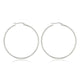Stralende Stalen Cirkel Oorringen 40mm - My Bendel