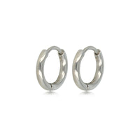 Stralende zilveren Oorring: Tijdloze Elegantie