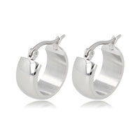 Stralende Zilveren Oorringen: Tijdloze Elegantie