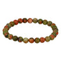 Unakite Edelsteen Armband - 6mm Kralen - My Bendel