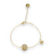 Verstelbare Gouden Armband met Lotusbloem Bedel - My Bendel