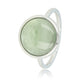 Zilveren ring - groene Fluorite edelsteen - zelfvertrouwen