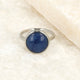 Silver ring - Lapis Lazuli gemstone - Unique touch