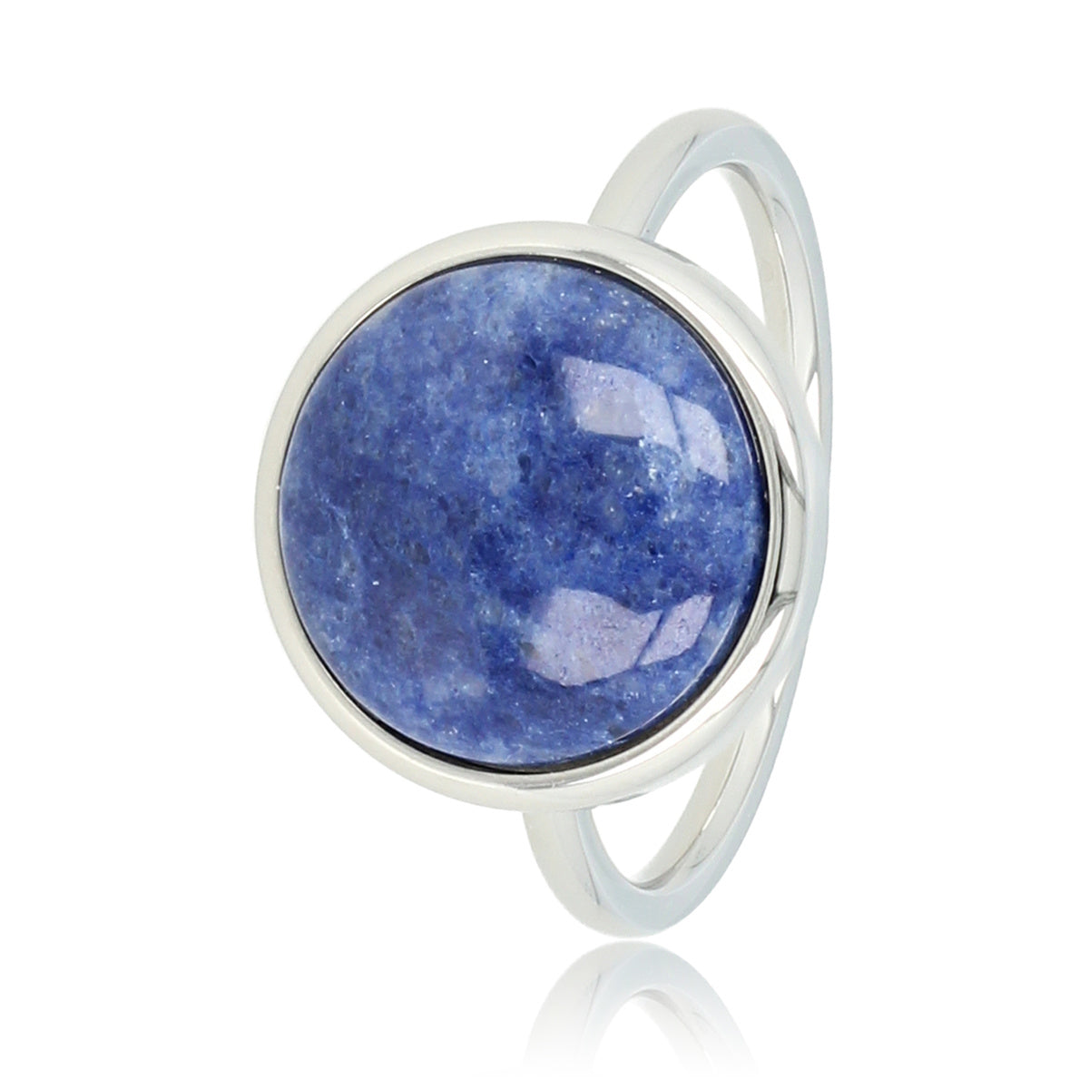 Silver ring - Lapis Lazuli gemstone - Unique touch