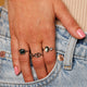 Silberner Ring mit Moosachat - Erdendes und schickes Design