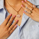 Goldener Statement-Ring - Muschelform - Elegant und einzigartig