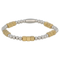 Elastic Bracelet XS Silver-Gold stainless steel