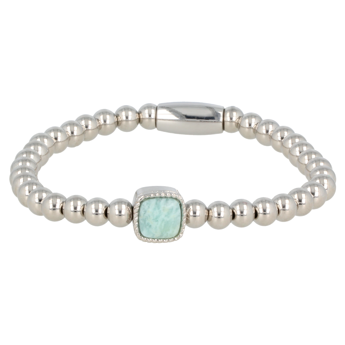 Elastic Amazonite Bracelet - Luxury Women's Jewelry