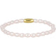 Goldenes Armband mit rosa Perlen - Energie & Glück