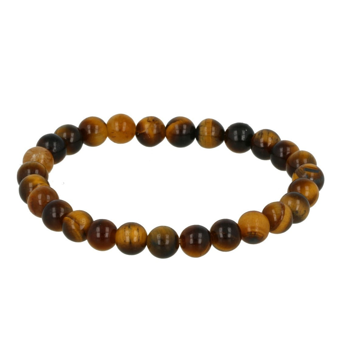 Tiger Eye Armband 6mm - Elastic and Stylish
